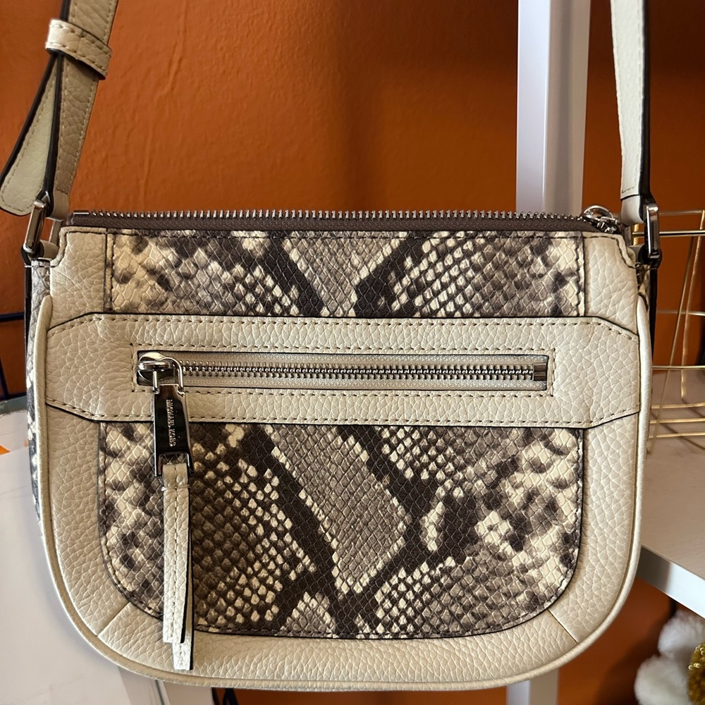 Micheal Kors Julia Medium Python Messenger Bag (N… - image 2